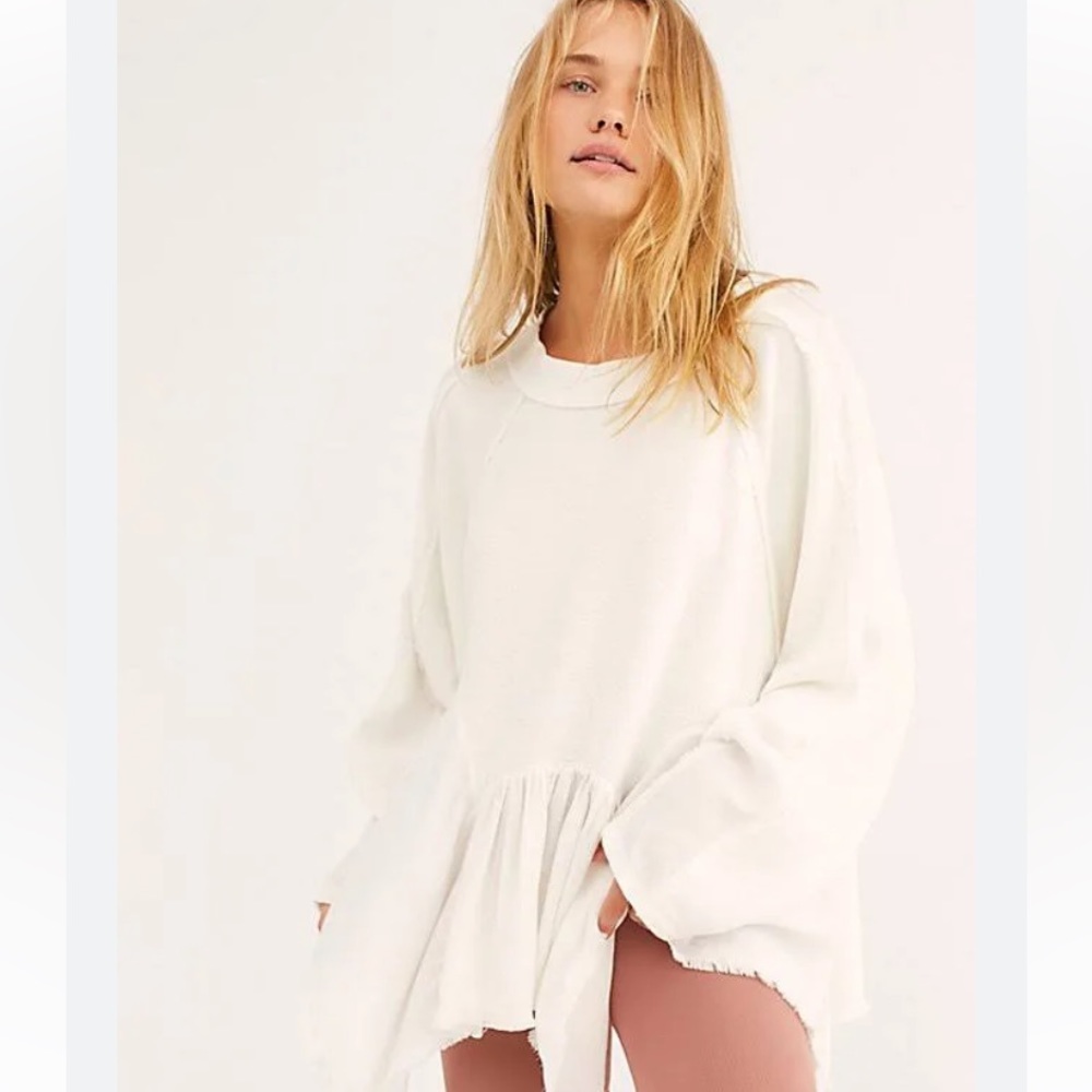 Free People Gold Duster Pullover